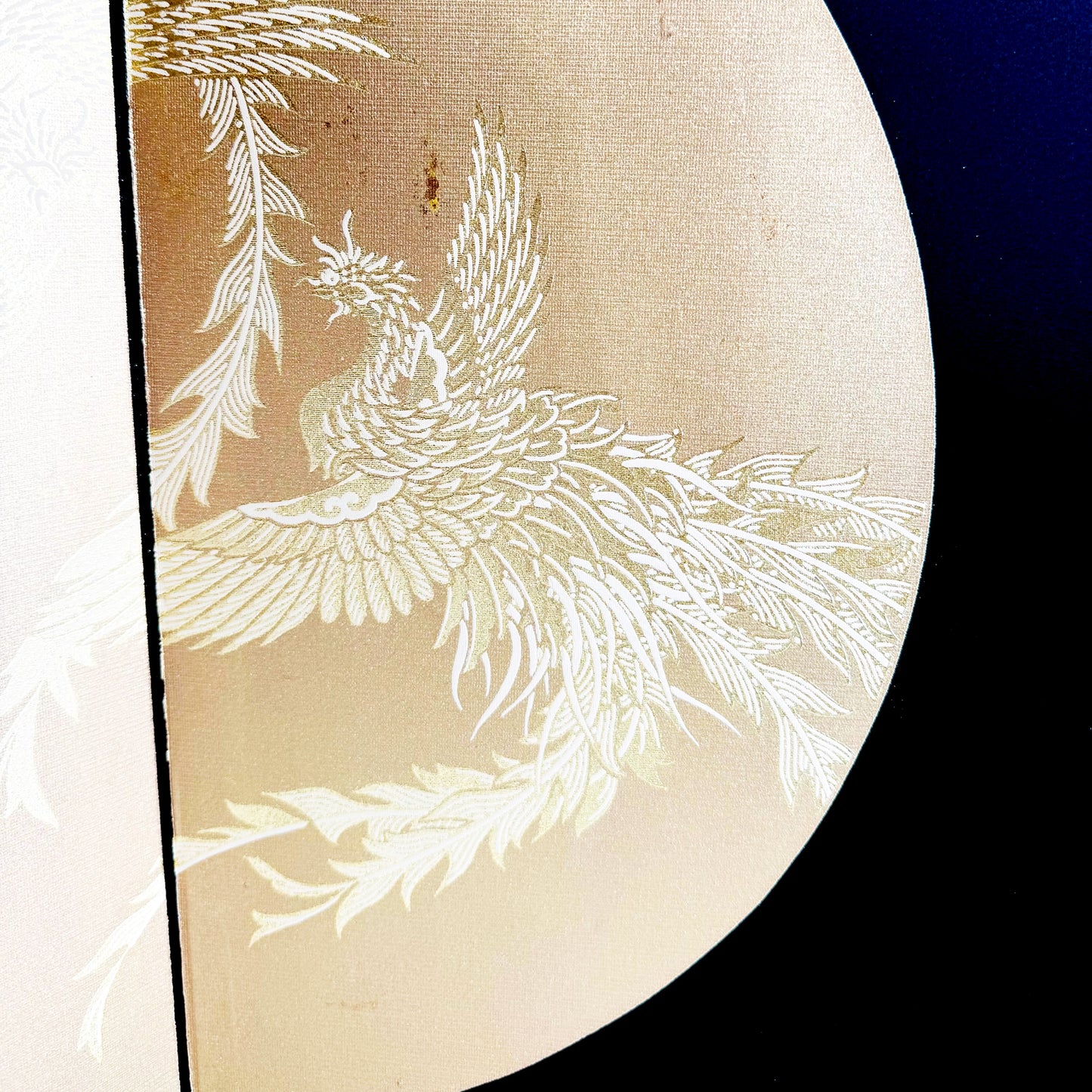 Gold Phoenix Moon Folding Screen by Gahō 03