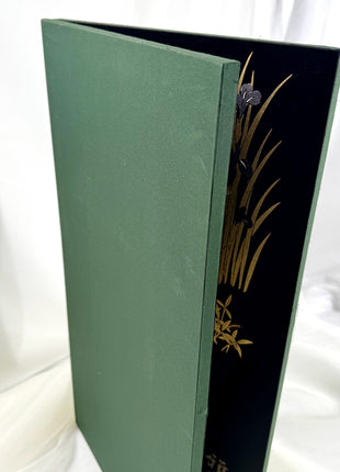 Gold-Embellished Folding Screen with Iris Motif by Gahou 05