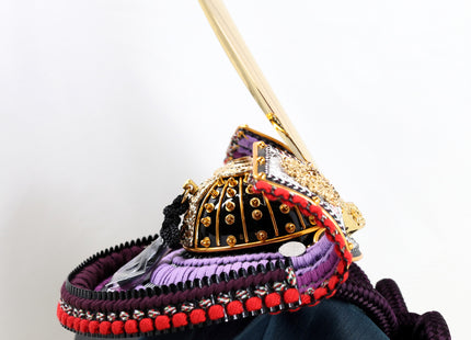 Kabuto (Helmet) by Miyachū: White Brocade Decorative Armor