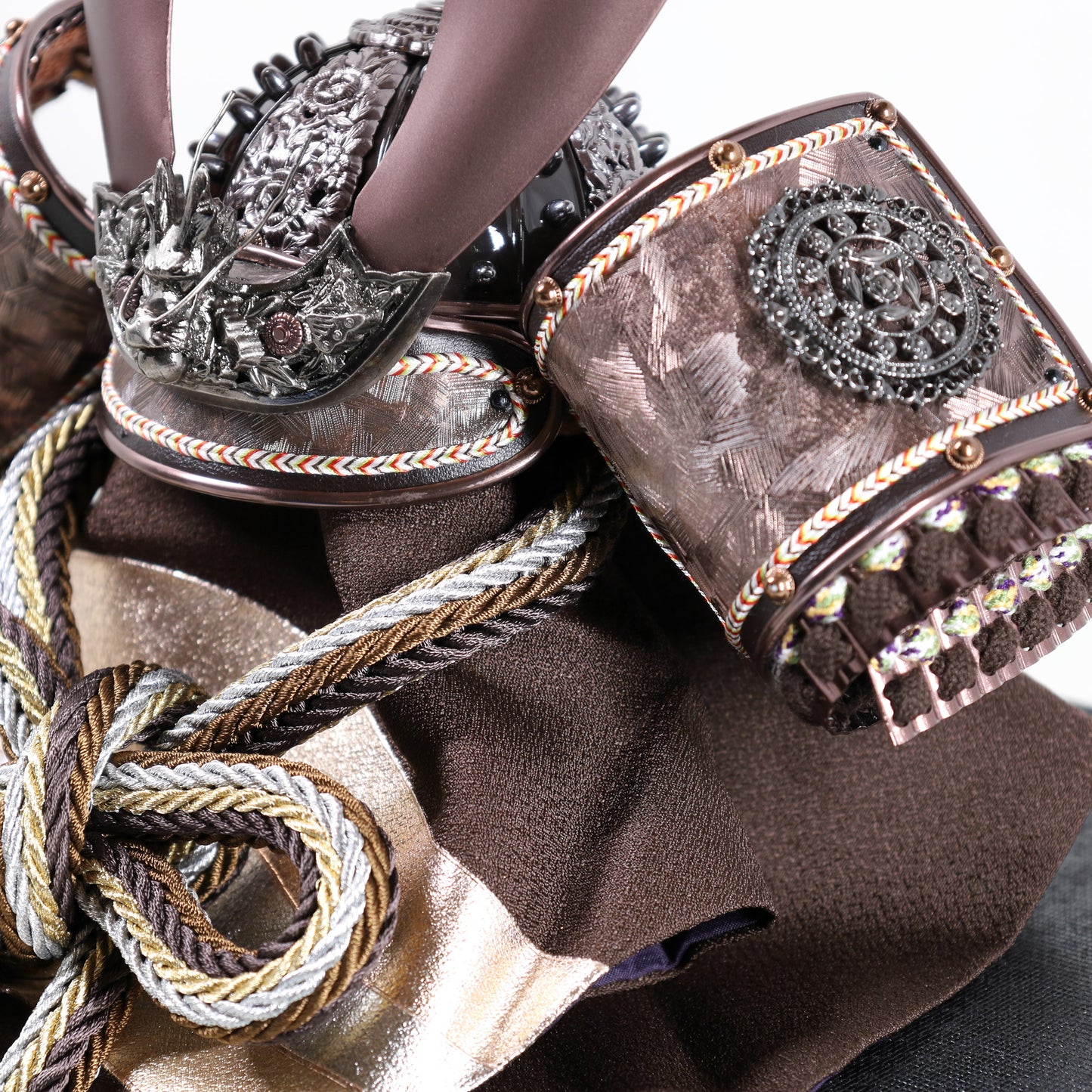 Miyachu Handmade Samurai Kabuto in Deep Brown 03