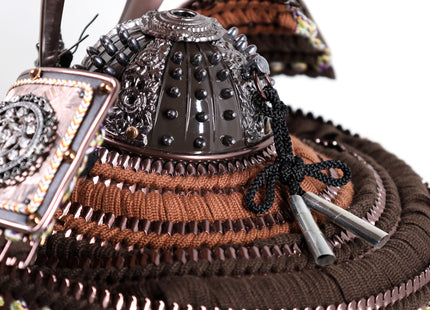 Miyachu Handmade Samurai Kabuto in Deep Brown 04