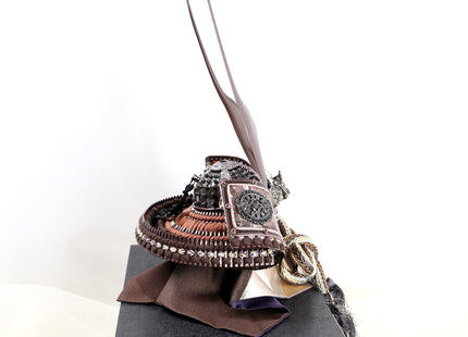 Miyachu Handmade Samurai Kabuto in Deep Brown 05