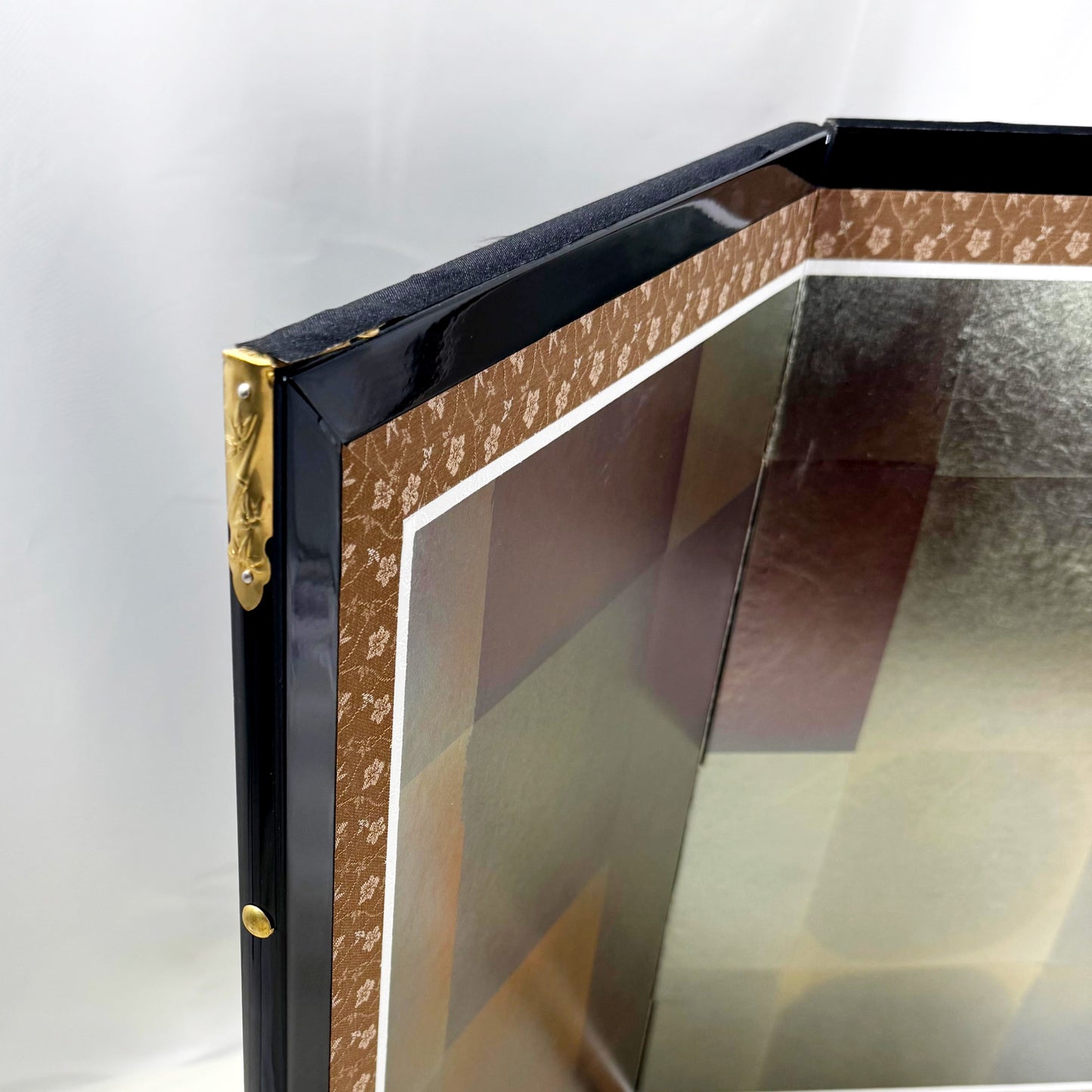 Modern Multi-Color Foil Folding Screen 03