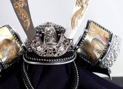 Samurai Kabuto Helmet with Dragon Design 02