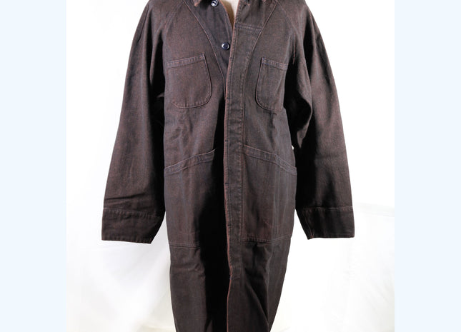 Mud-Dyed Denim Jacket - Long