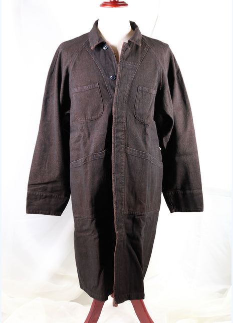 Mud-Dyed Denim Jacket - Long