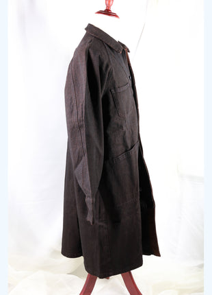 Mud-Dyed Denim Jacket - Long