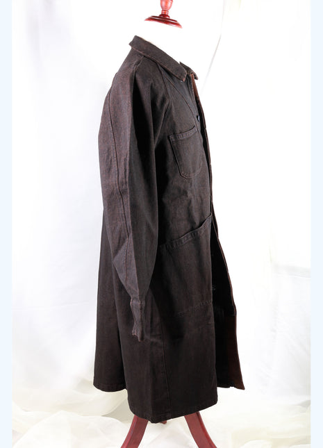 Mud-Dyed Denim Jacket - Long