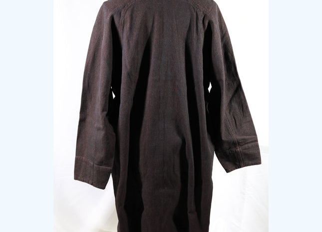 Mud-Dyed Denim Jacket - Long