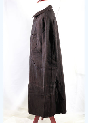Mud-Dyed Denim Jacket - Long