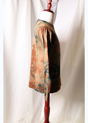 Amami Mud & Indigo Dyed Long Sleeve T-Shirt (Tie-Dye / S)