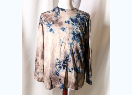 Amami Mud & Indigo Dyed Long Sleeve T-Shirt (Tie-Dye / XL)