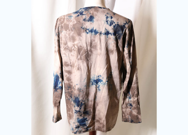 Amami Mud & Indigo Dyed Long Sleeve T-Shirt (Tie-Dye / XL)