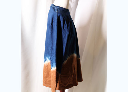 Amami Mud & Indigo Dyed Long Sleeve T-Shirt (Horizontal Two-Tone / XL)