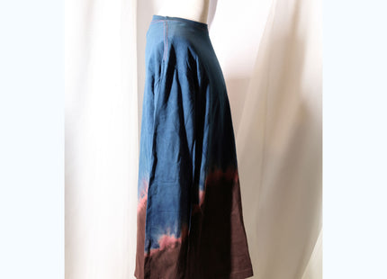 Amami Mud & Indigo Dyed Long Sleeve T-Shirt (Horizontal Two-Tone / XXL)