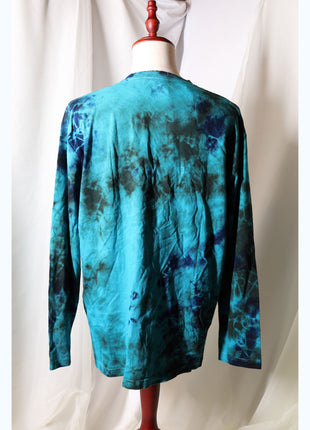 Amami Mud & Indigo Dyed Long Sleeve T-Shirt (Tie-Dye / XXL)