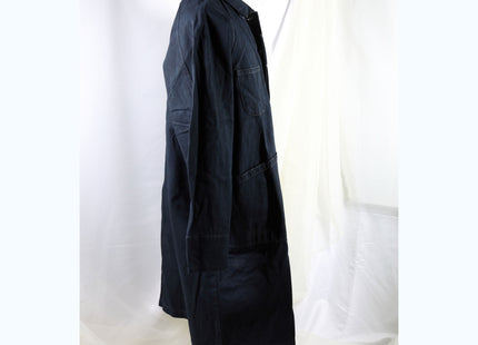 Amami Mud & Indigo Dyed Cotton Twill Long Work Coat