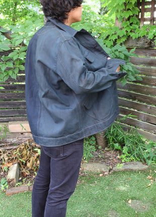 Mud-Dyed Twill Jacket - Short