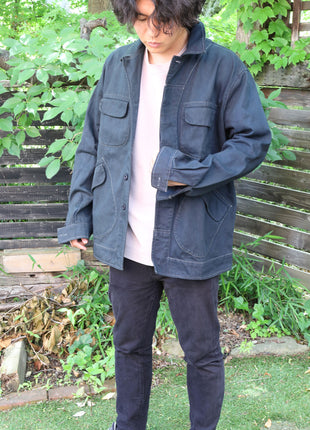 Mud-Dyed Twill Jacket - Short