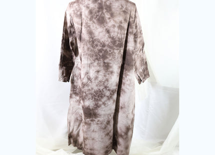 Amami Mud Tie-Dyed Linen Long Shirt / Tunic