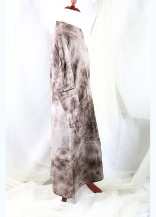 Amami Mud Tie-Dyed Linen Long Shirt / Tunic